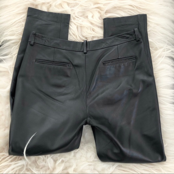 Sandro leather black trousers size 26 - Picture 3 of 5